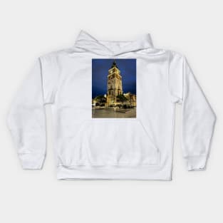 Town Hall Tower Krakow Poland Night Kids Hoodie